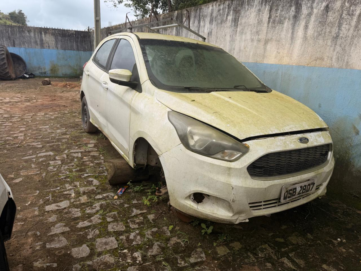 FORD KA S 1.0HA B, ANO/MOD. 2018/2018, FLRX, COR BRANCA — foto 1