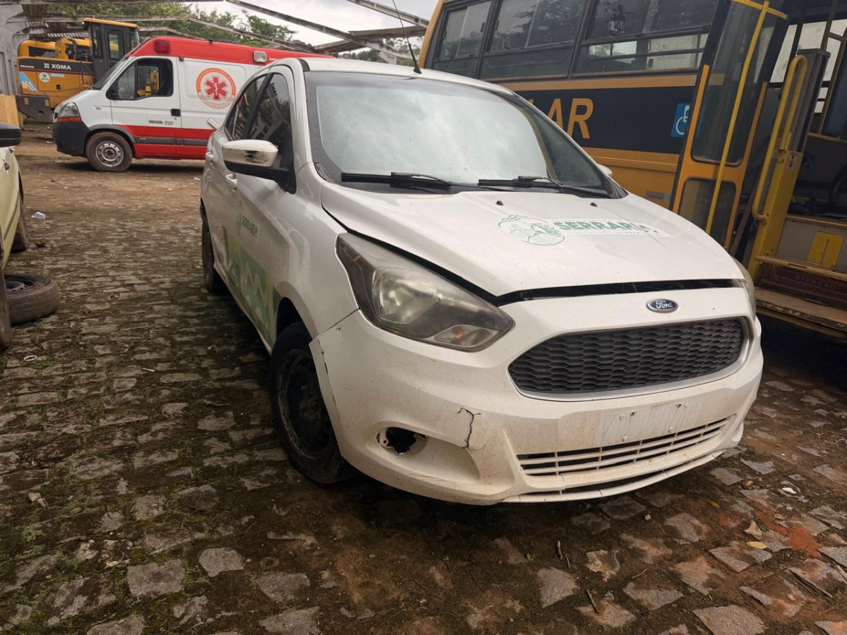 FORD KA S 1.0HA B, ANO/MOD. 2018/2018, FLRX, COR BRANCA — foto 1