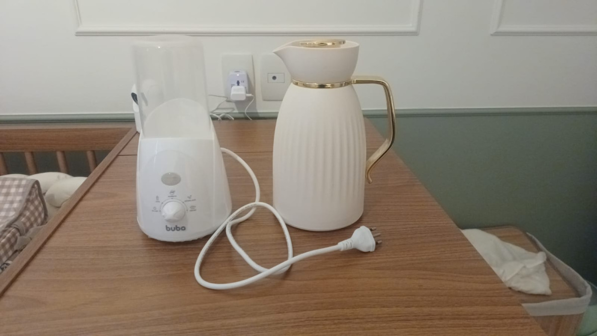 Aquecedor De Mamadeira + Garrafa Térmica (Funcionando)