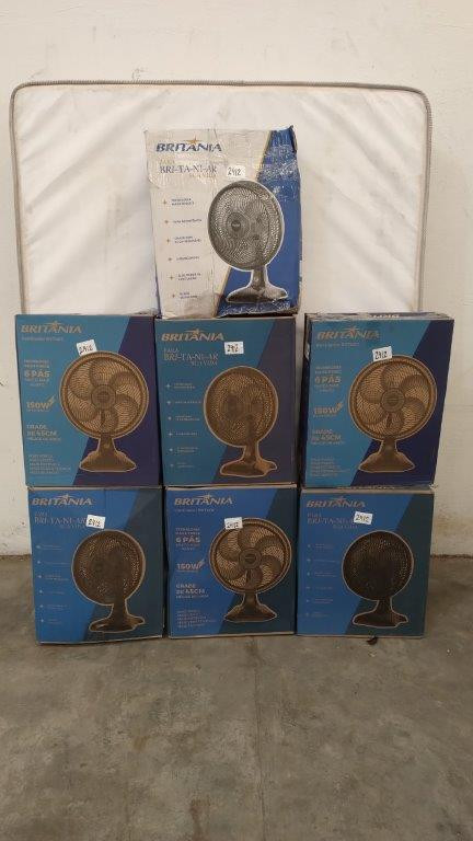 07 Ventiladores de Mesa Britânia