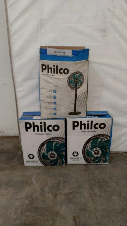 03 Ventiladores de Mesa e Coluna Philco