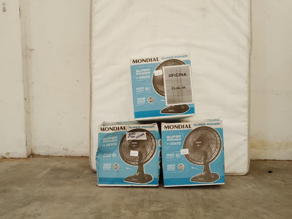 03 Ventiladores de Mesa Mondial