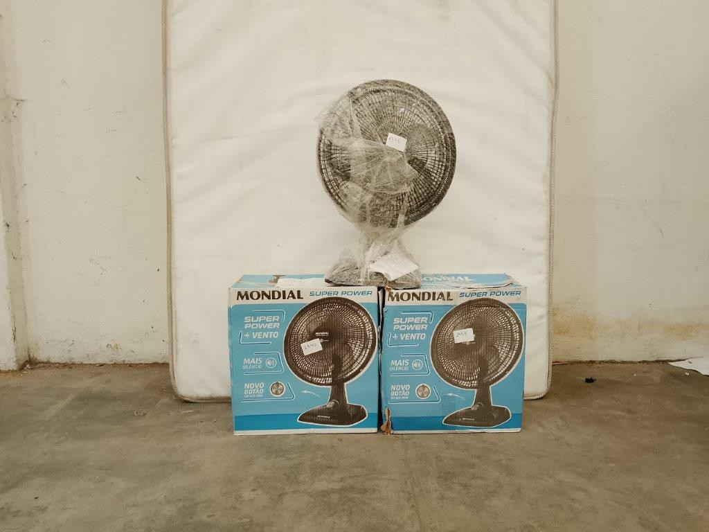 03 Ventiladores de Mesa Mondial