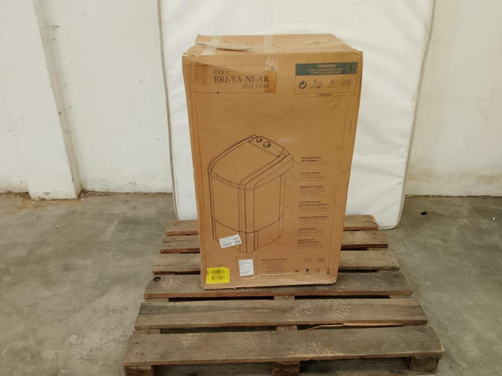01 Lavadora Semiautomática 20kg Britânia