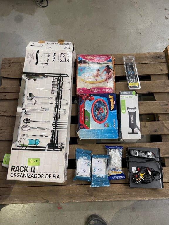 09 Itens Sendo: 01 Rack + 01 Bomba Manual + 01 Dvd + 01 Extensão + 01 Controle Remoto + 02 Conjuntos de Tomada + 01 Banheira + 01 Tapete In…