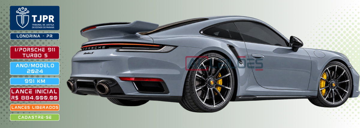 VEÍCULO: I/PORSCHE 911 TURBO S ANO/MODELO: 2024 — foto 1