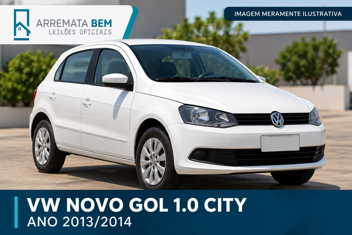 Vw Novo Gol 1.0 City 2013/2014