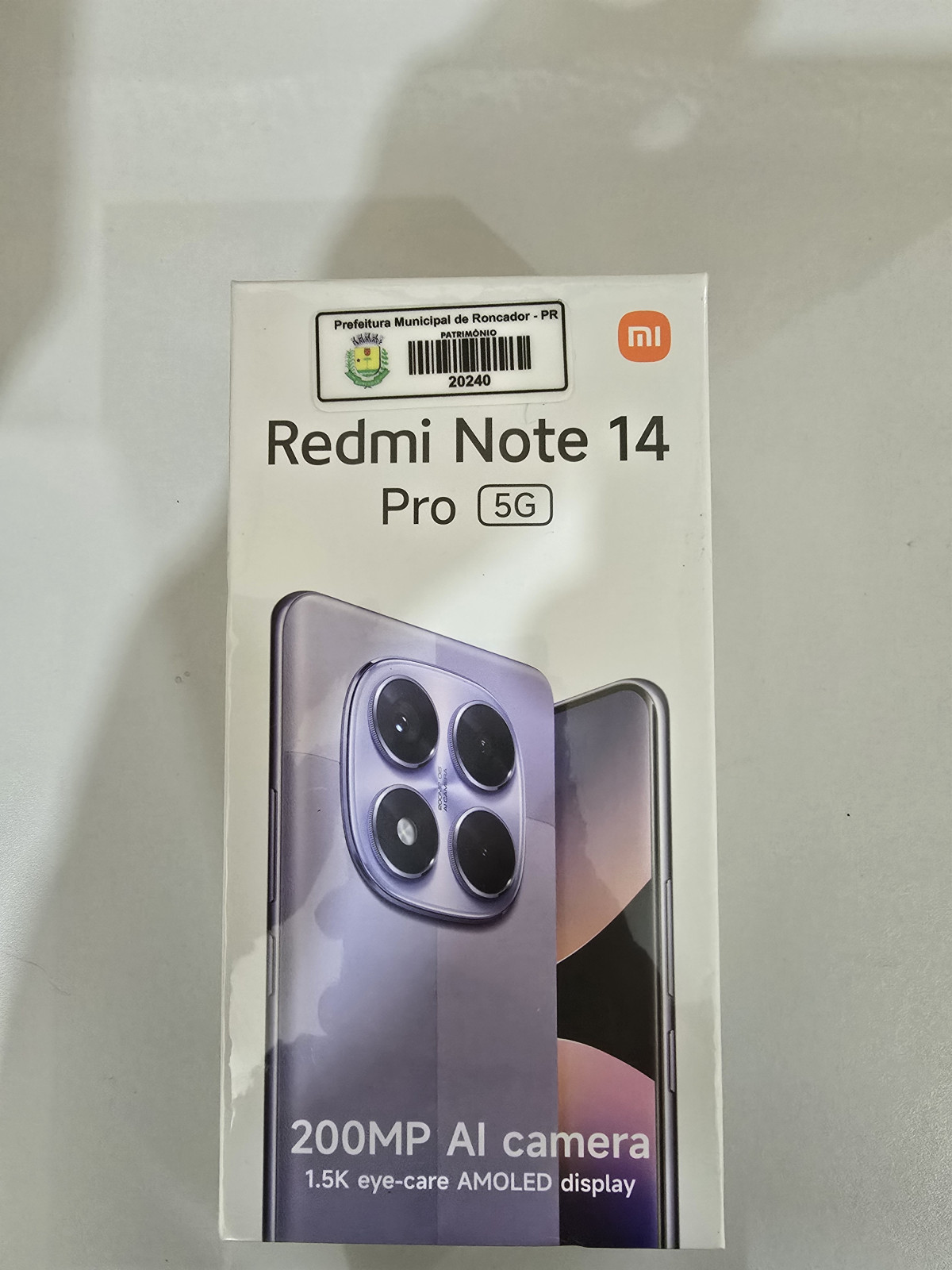 Celular Redmi Note 14Pro 5G – Midnight Black 8GB RAM 256 ROM