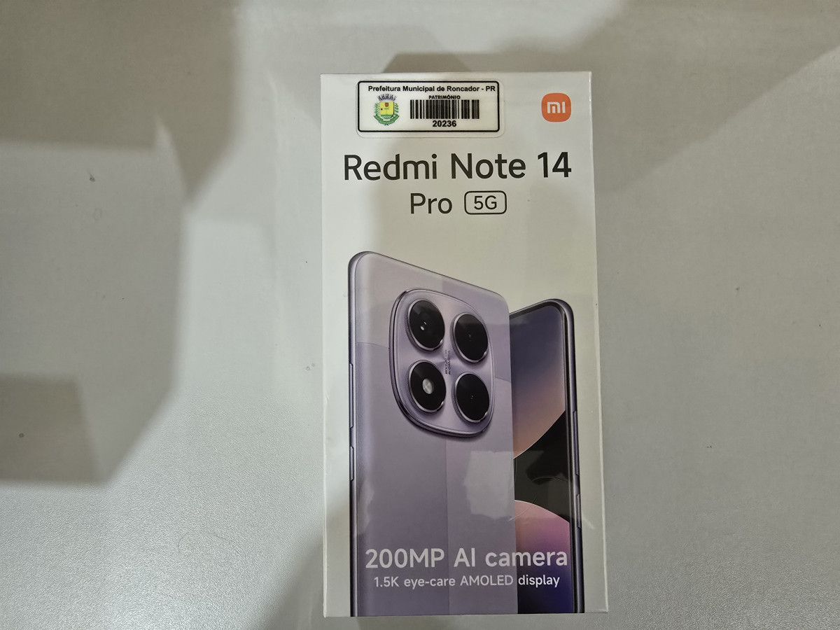 Celular Redmi Note 14Pro 5G – Midnight Black 8GB RAM 256 ROM