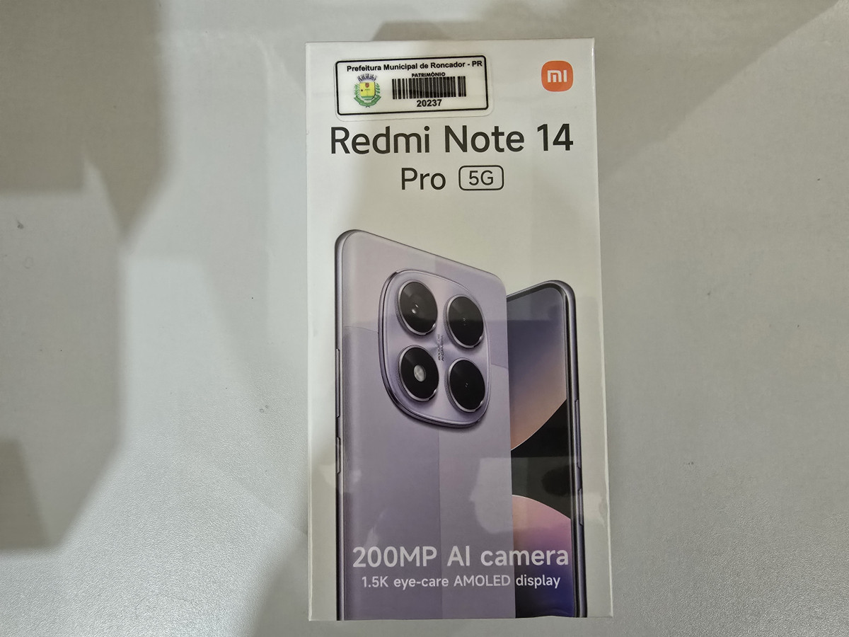 Celular Redmi Note 14Pro 5G – Midnight Black 8GB RAM 256 ROM