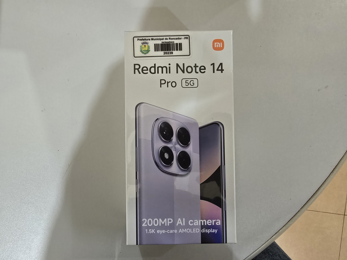 Celular Redmi Note 14Pro 5G – Midnight Black 8GB RAM 256 ROM Patrimonio 20239