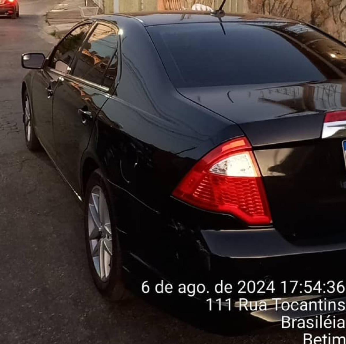 Veiculo I/Ford Fusion, cor preta, ano fab/modelo 2011/2012
