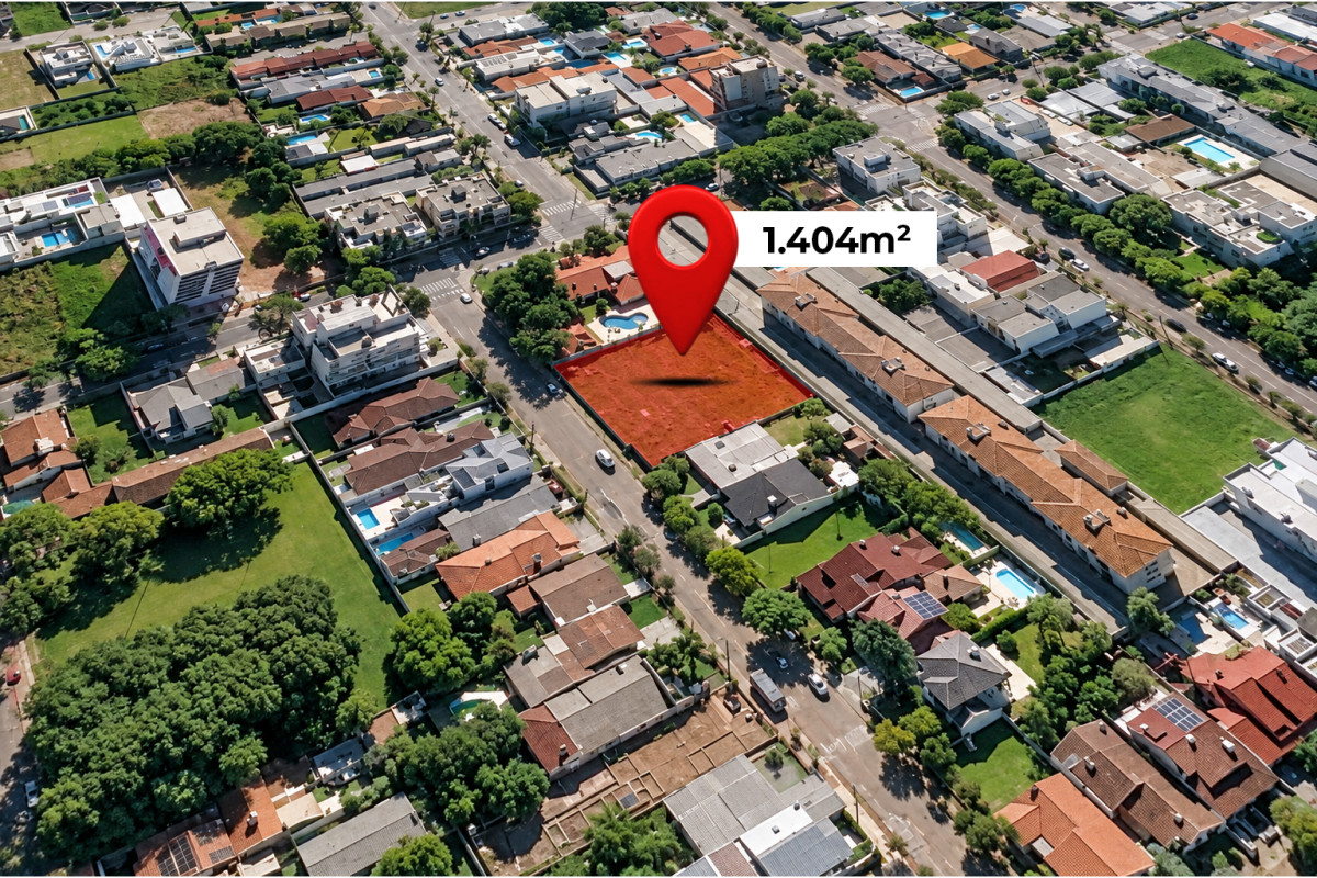 Terreno Urbano com 1.404 m² no Centro de Santa Cruz do Sul/RS
