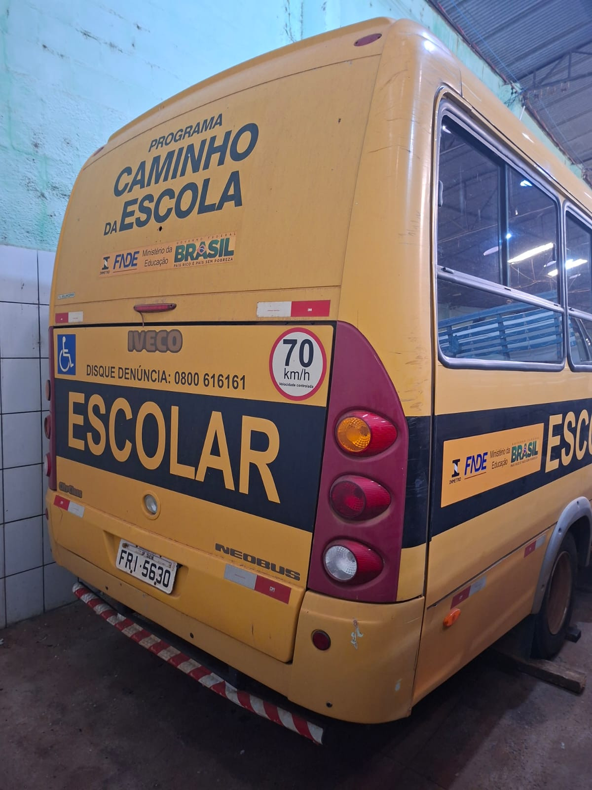 Ônibus Iveco/CityClass 70C17 - Ano 2014 - Cor Amarela — foto 1