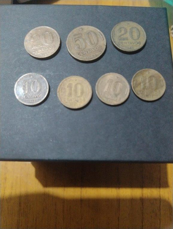 Moedas Série Dutra 1942/43 em Níquel Rosa — foto 2