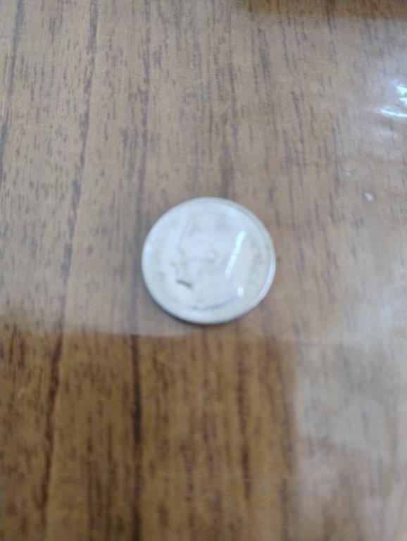Moeda de Prata 1 Dirham Marrocos 1960 — foto 1