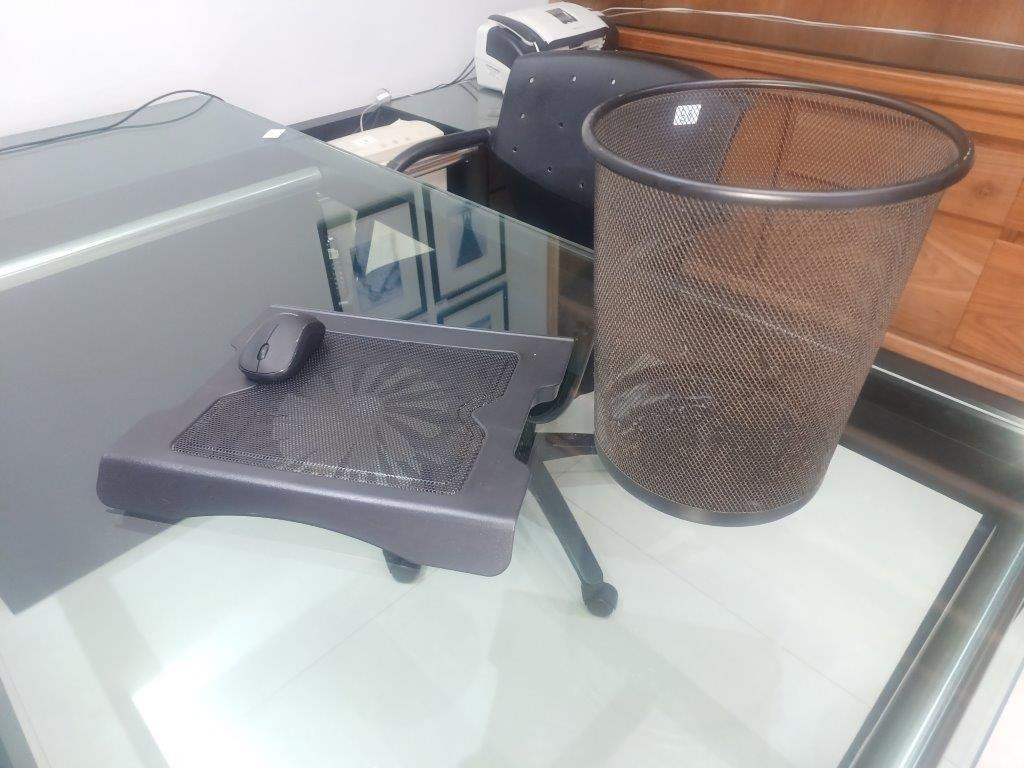 Cooler Para Notebook + Lixeira e Metal + Mouse Sem Fio — foto 1