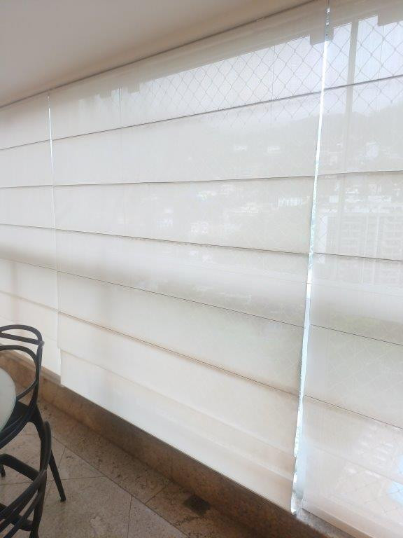 Cortinas romanas brancas — foto 4