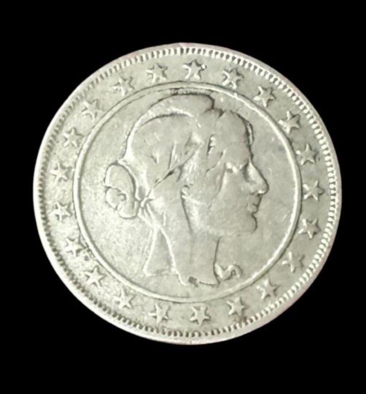 Moeda de Prata 2.000 Réis – Série Mocinha, 1924 — foto 2