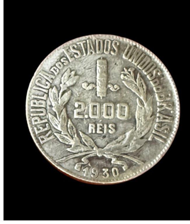 Moeda de Prata 2.000 Réis – 1930 — foto 1