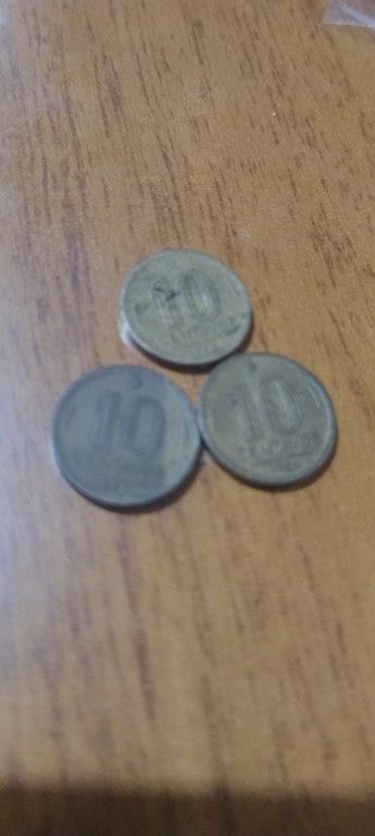 Três Moedas Raras de 10 Centavos – 1944 — foto 2