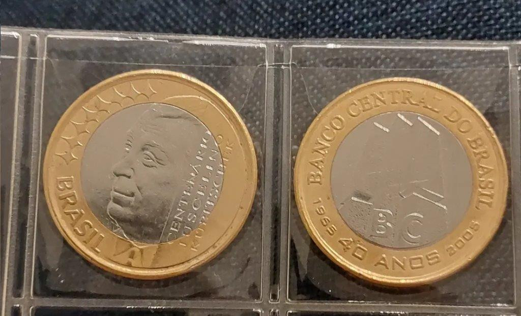 Coleção de Moedas de 1 Real Bicolores e Comemorativas — foto 5