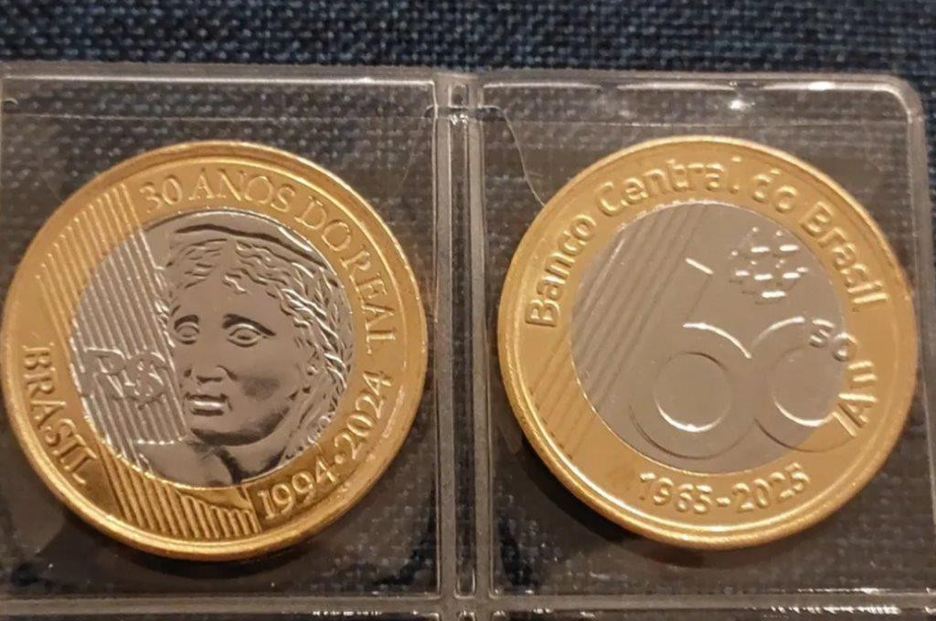 Coleção de Moedas de 1 Real Bicolores e Comemorativas — foto 2
