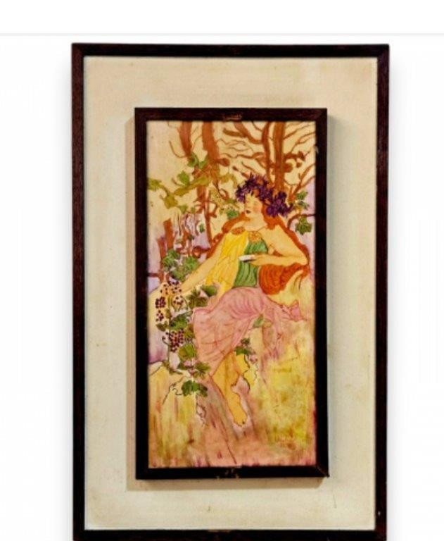 Odiléa Cotecchia – Placa Art Nouveau O Outono, 1983 — foto 1