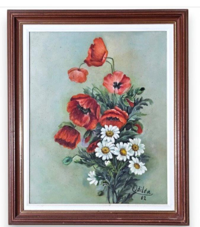 Odiléa Cotecchia – Natureza-Morta com Flores, 1982 — foto 2
