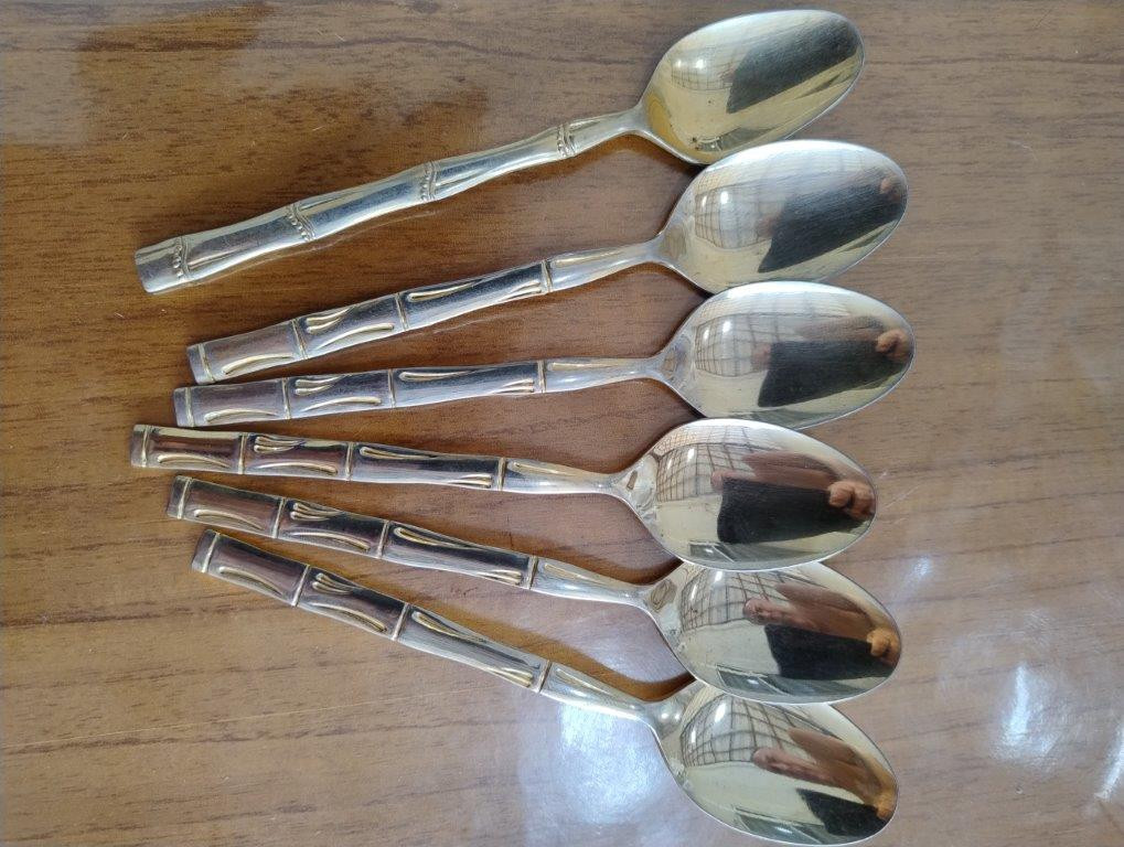 Faqueiro Bambu Dourado Japonês – 30 Peças — foto 5
