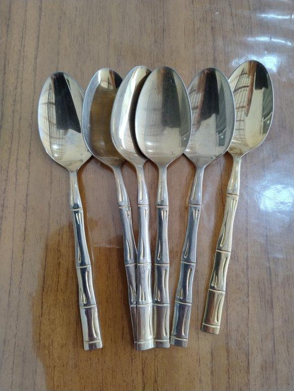 Faqueiro Bambu Dourado Japonês – 30 Peças — foto 1