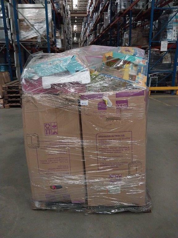 PALLET FECHADO CONTENDO APROXIMADAMENTE 79 BRINQUEDOS — foto 1