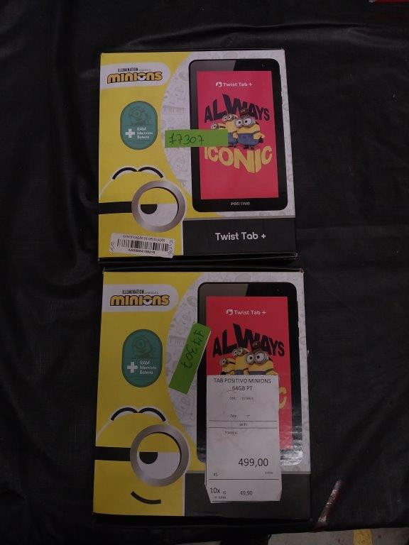 02 TABLETS POSITIVO MINIONS 64GB — foto 1