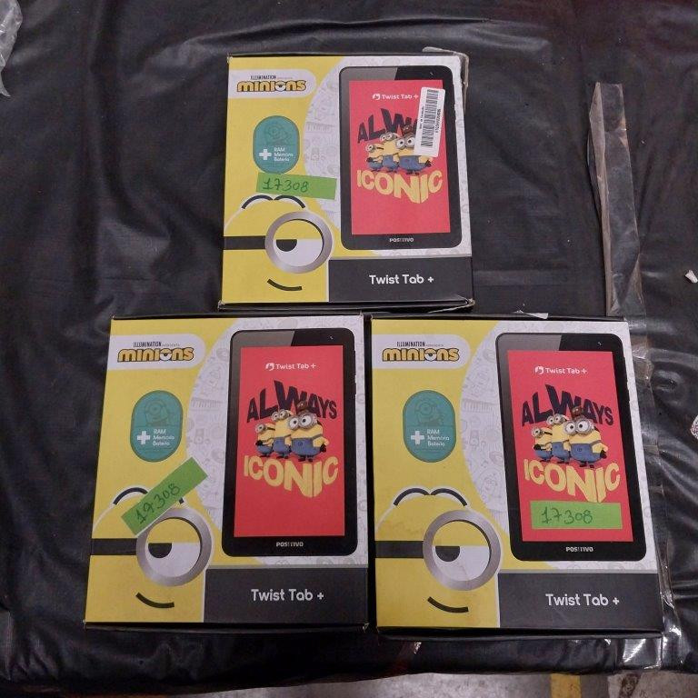 03 TABLETS POSITIVO MINIONS 64GB — foto 1