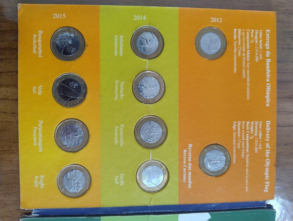 Álbum Completo Olimpíadas Rio 2016 – 18 Moedas de R$ 1 — foto 1