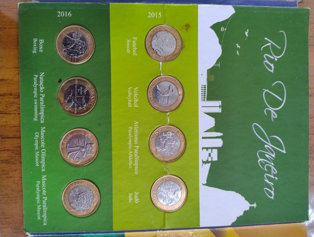 Álbum Completo Olimpíadas Rio 2016 – 18 Moedas de R$ 1 — foto 3