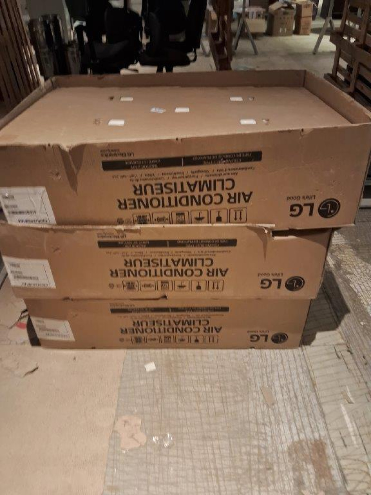 03 Evaporadoras Lg 15.400Btu