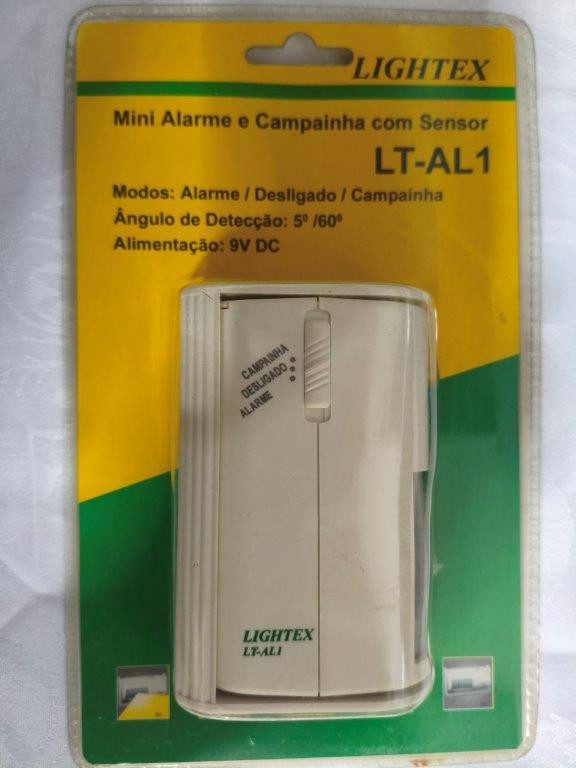 Kit com 5 Mini Alarmes e Campainhas com Sensor