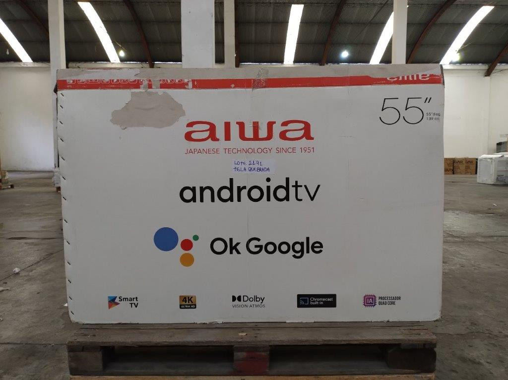 01 Smart Tv 55" - Podendo Conter Tela Trincada
