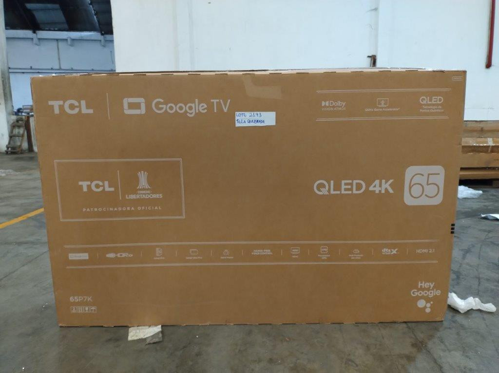 01 Smart Tv 65" - Podendo Conter Tela Trincada
