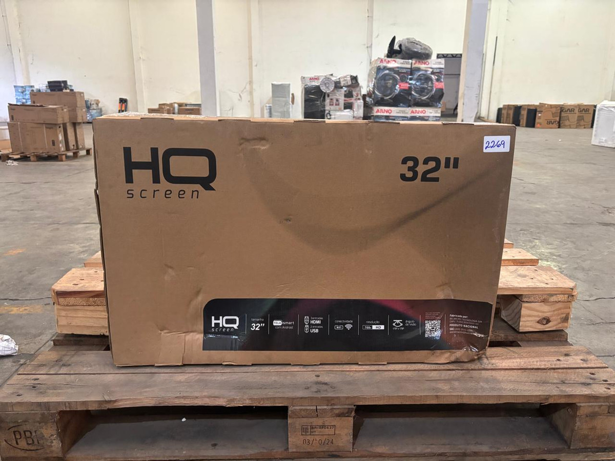 01 Smart Tv 32" - Podendo Conter Tela Trincada