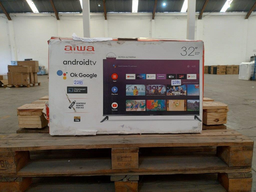 01 Smart Tv 32" - Podendo Conter Tela Trincada