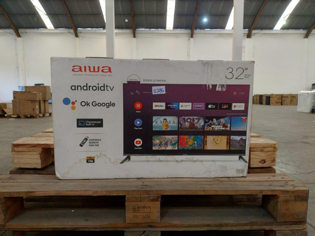 01 Smart Tv 32" - Podendo Conter Tela Trincada