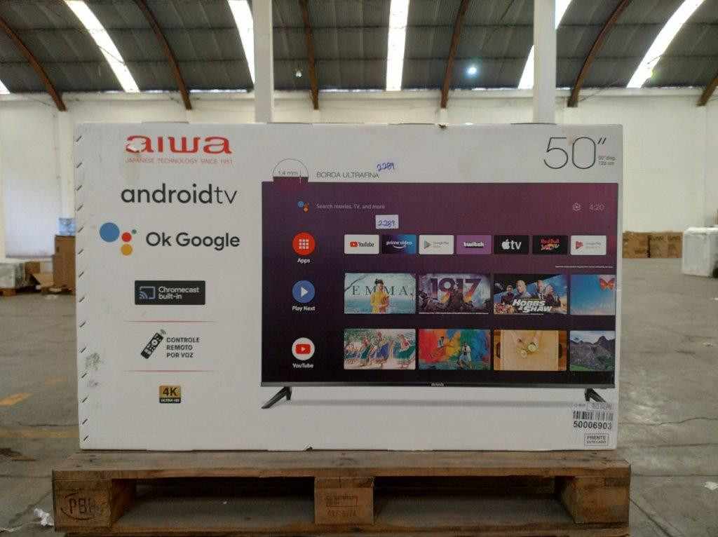 01 Smart Tv 50" - Podendo Conter Tela Trincada