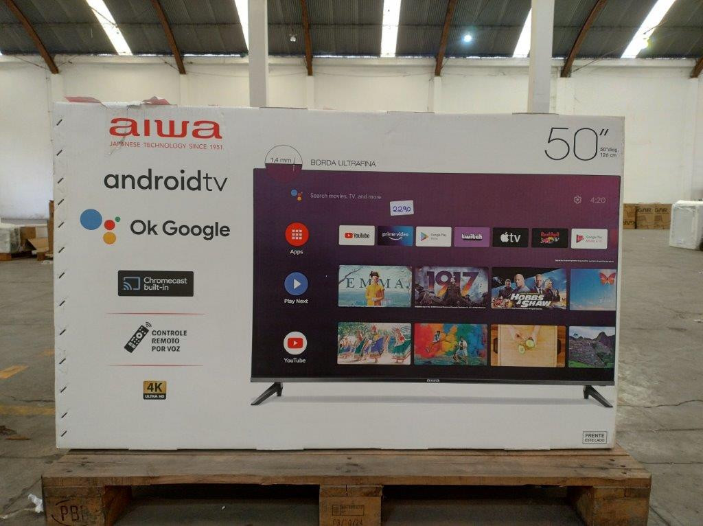 01 Smart Tv 50" - Podendo Conter Tela Trincada