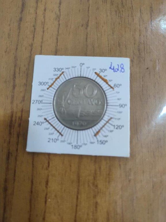 50 Centavos 1970 – Reverso Invertido 230°