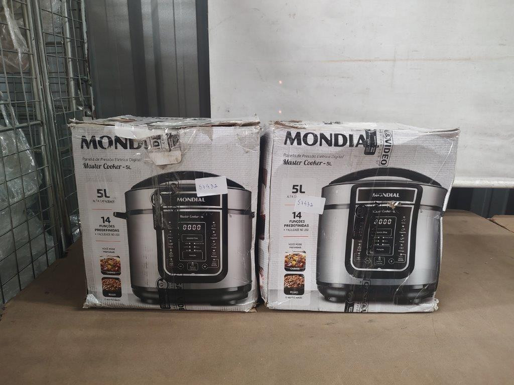 02 Panelas de Pressão Elétricas