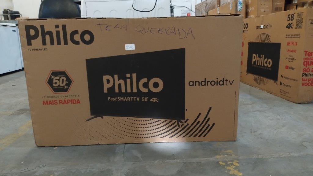 01 Smart Tv 50 Philco - Podendo Conter Tela Trincada