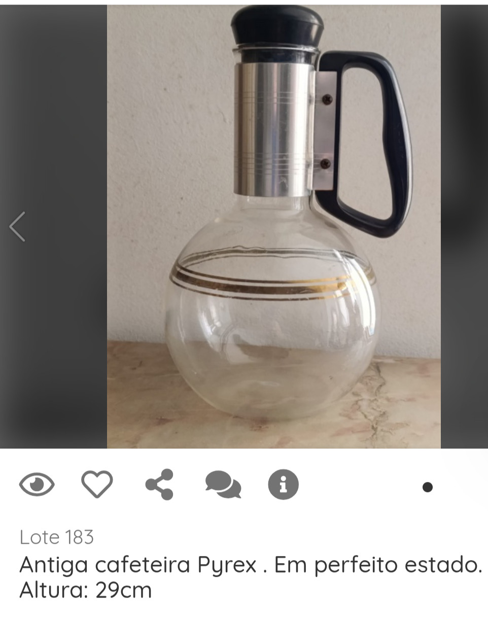 Cafeteira/Bule Pyrex Vintage – 29 cm