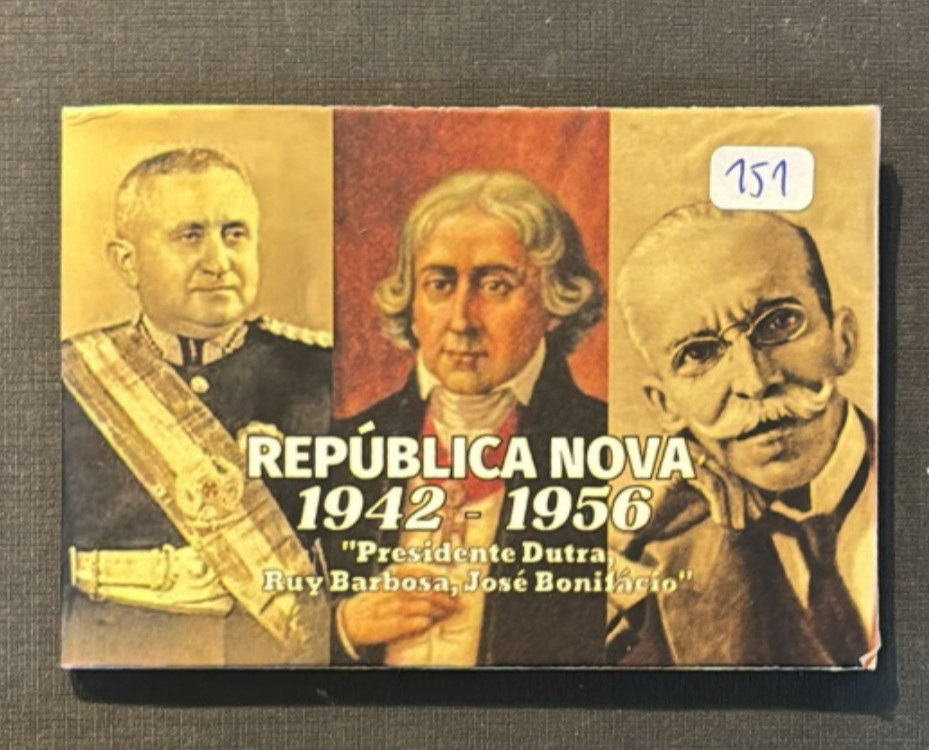 Blister Moedas República Nova – 1942 a 1956